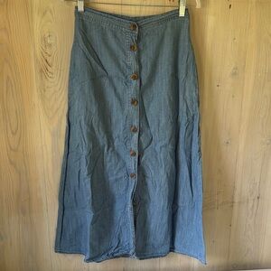 Gap Denim Maxi Skirt Size 4